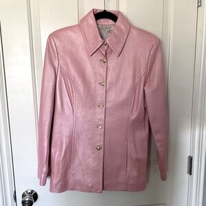 St. John Sport Leather Jacket